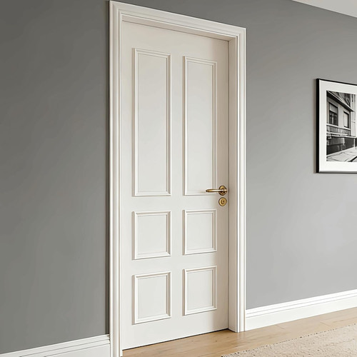 Peel and stick door moulding - door,